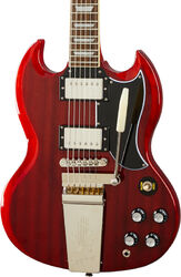 Double cut electric guitar Epiphone SG Standard '61 Maestro Vibrola - Vintage cherry