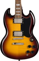Double cut electric guitar Epiphone IBG SG Tribute - Vintage sunburst