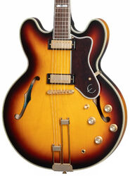 Semi-hollow electric guitar Epiphone Archtop Sheraton - Vintage sunburst