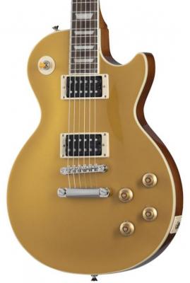 Solid body electric guitar Epiphone Slash Victoria Les Paul Standard Goldtop - Gold