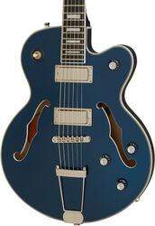 Semi-hollow electric guitar Epiphone Uptown Kat ES - Sapphire blue metallic