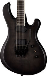 Str shape electric guitar Epiphone Modern Victory Prophecy - Obsidian storm satin