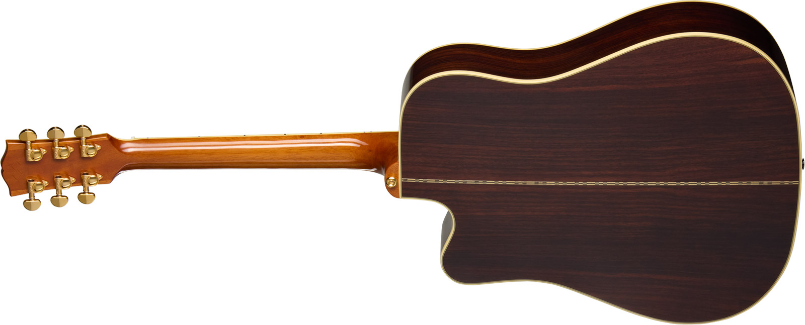 Epiphone Hummingbird Deluxe Ec Inspired By Gibson Dreadnought Cw Epicea Palissandre Eb - Autumn Burst - Folk guitar - Variation 1