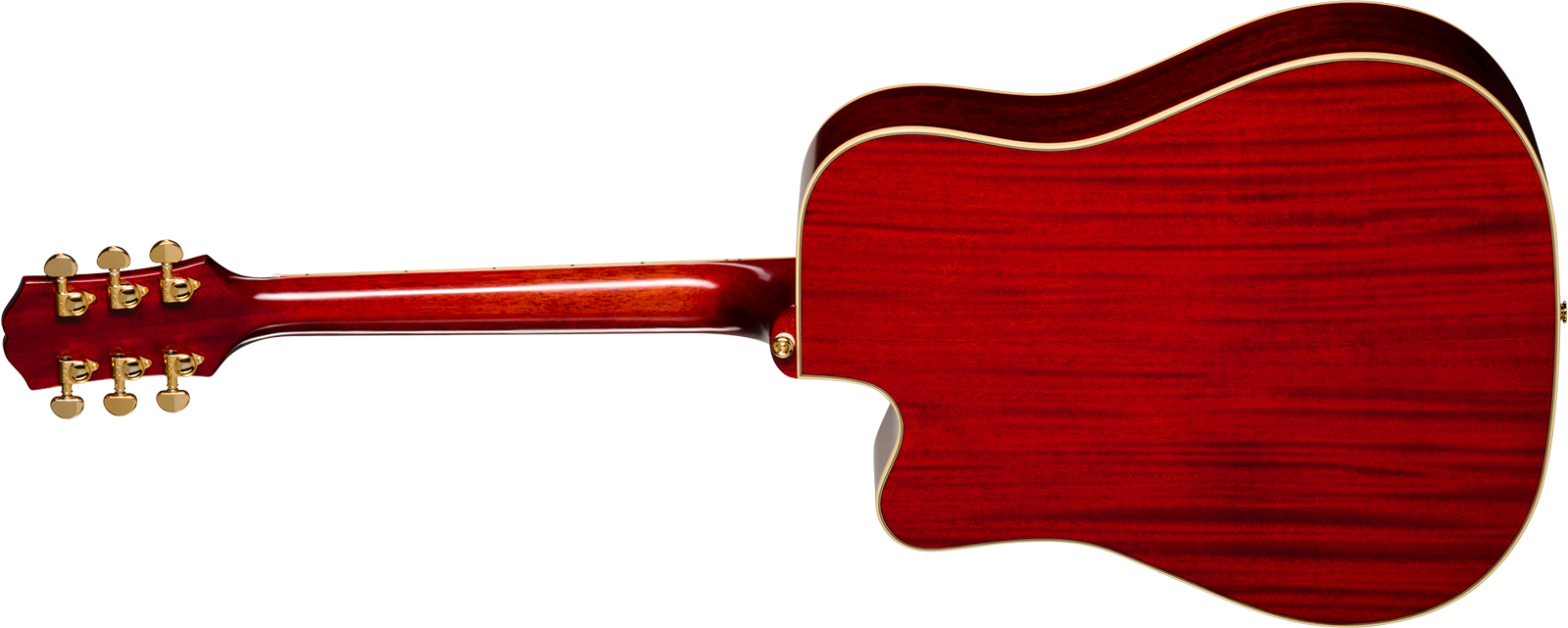 Epiphone Hummingbird Standard Ec Ibg Dreadnought Cw Epicea Acajou Rw - Cherry Sunburst - Folk guitar - Variation 1