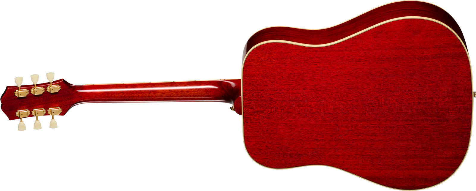 Epiphone Hummingbird Standard Ibg Dreadnought Epicea Acajou Rw - Cherry Sunburst - Folk guitar - Variation 1