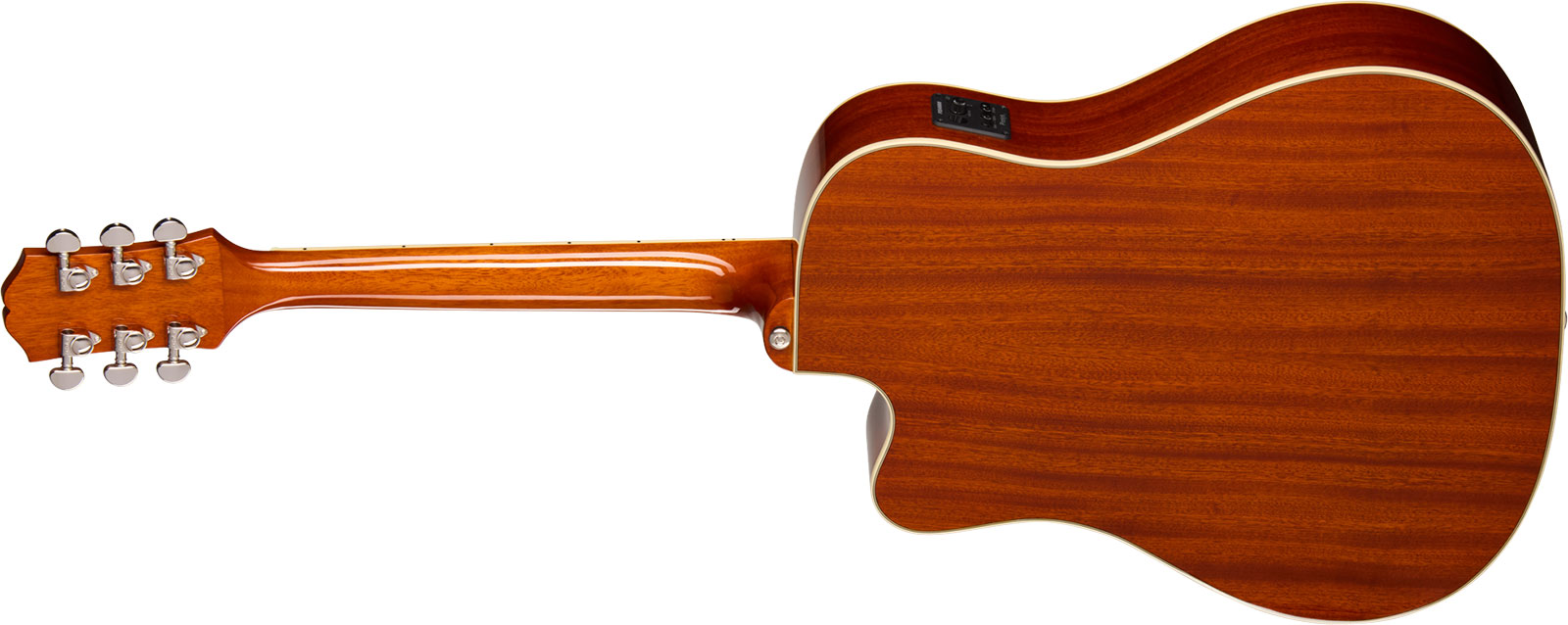 Epiphone Hummingbird Studio Ec Ibg Dreadnought Cw Epicea Acajou Rw - Heritage Cherry Sunburst - Folk guitar - Variation 1