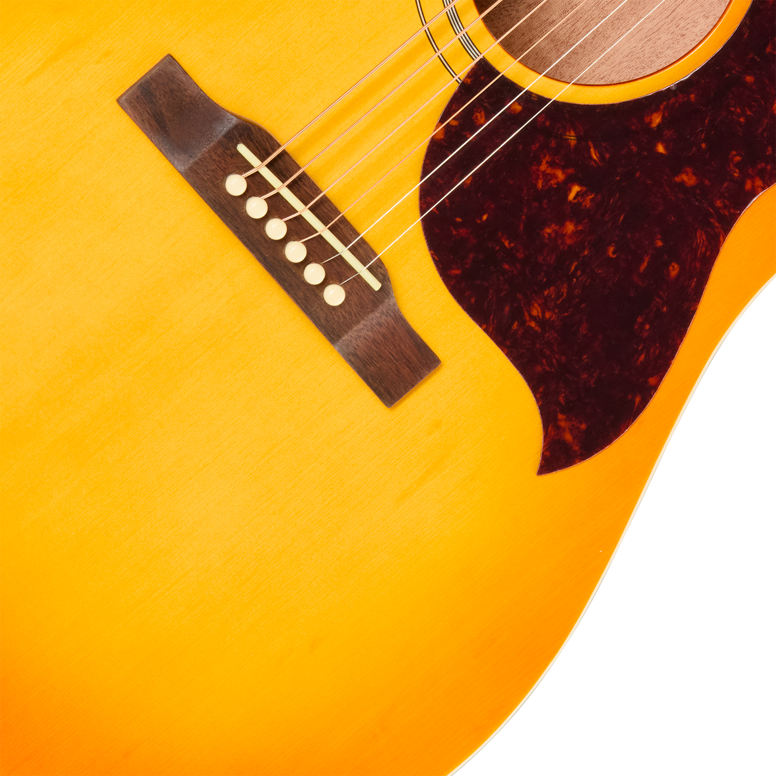 Epiphone Hummingbird Tribute Dreadnought Shsc Epicea Acajou Lau - Heritage Sunburst - Folk guitar - Variation 3