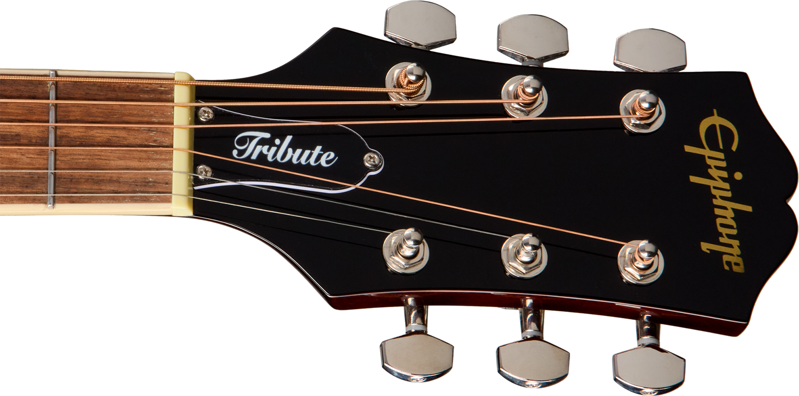 Epiphone Hummingbird Tribute Dreadnought Shsc Epicea Acajou Lau - Antique Natural - Folk guitar - Variation 4