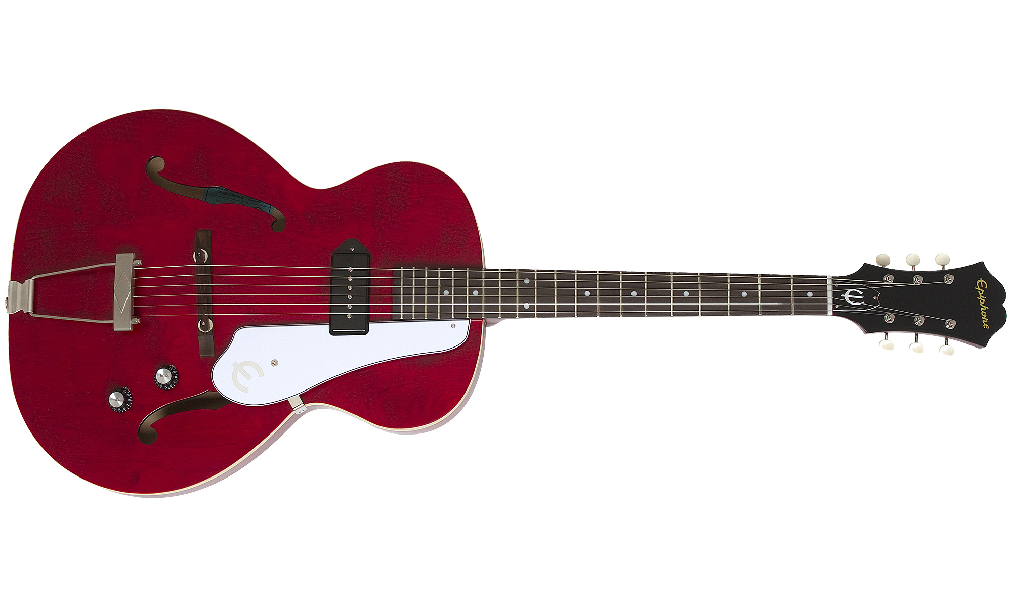 Epiphone Inspired By 1966 Century 2016 - Aged Gloss Cherry - Semi-hollow electric guitar - Variation 1