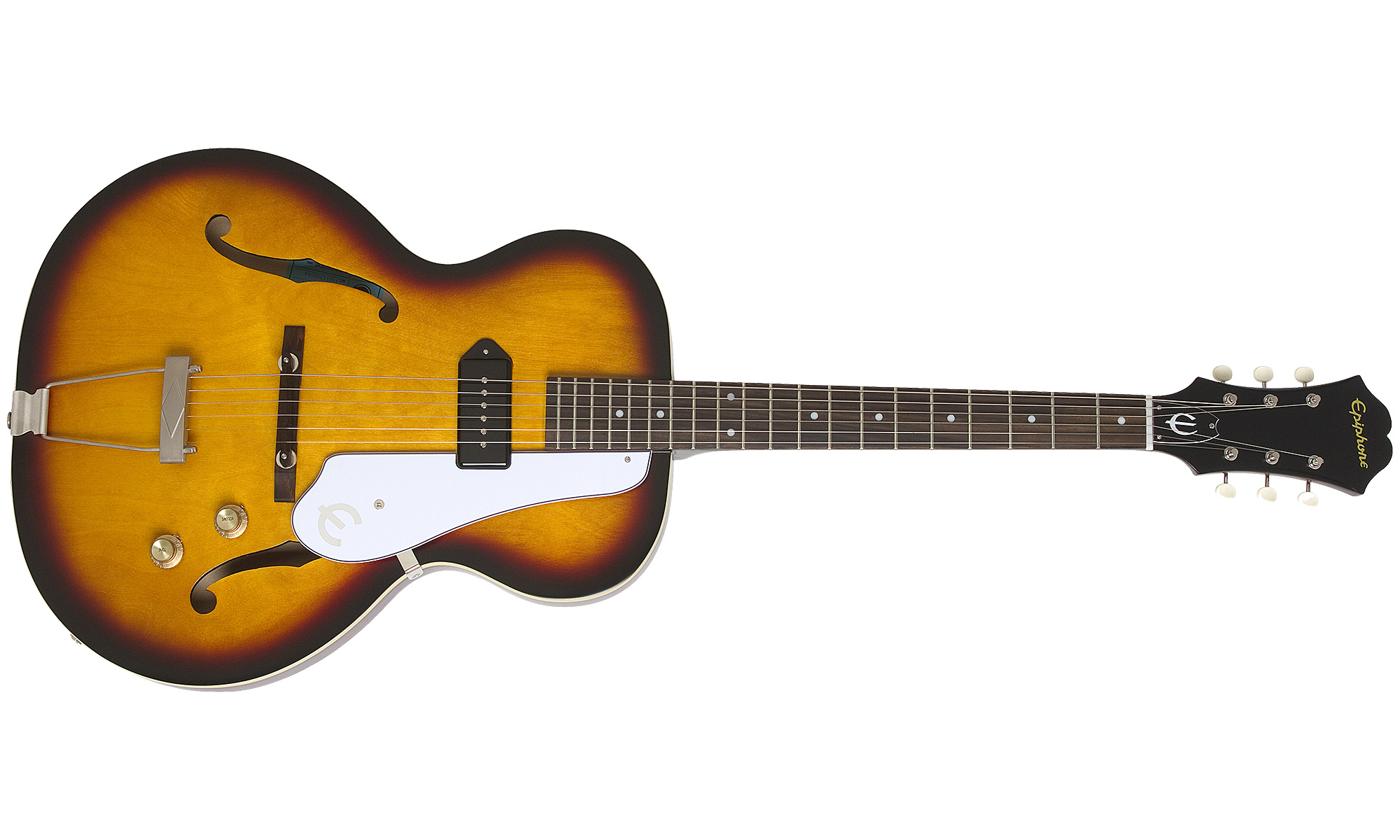 Epiphone Inspired By 1966 Century 2016 - Aged Gloss Vintage Sunburst - Semi-hollow electric guitar - Variation 1