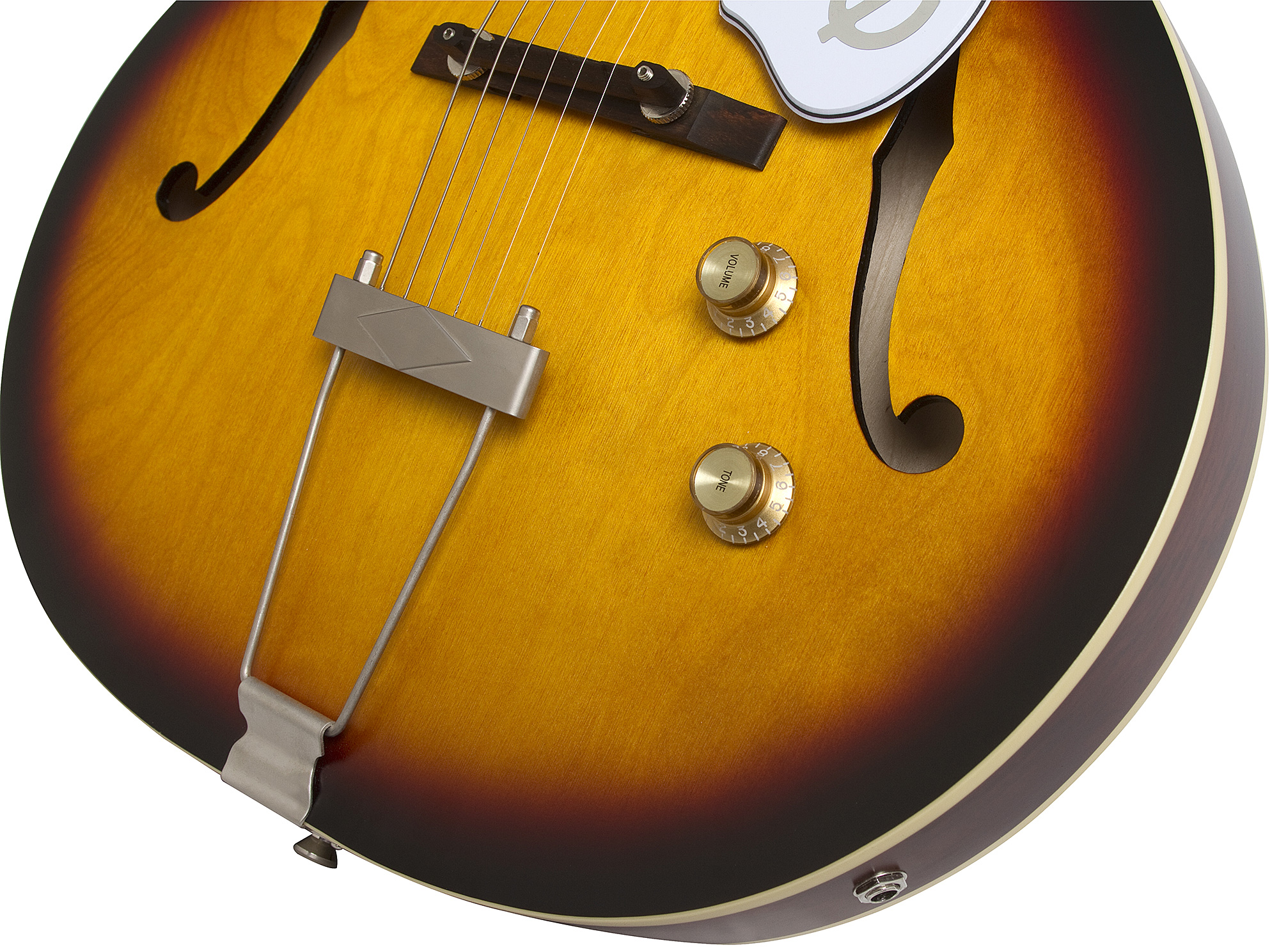 Epiphone Inspired By 1966 Century 2016 - Aged Gloss Vintage Sunburst - Semi-hollow electric guitar - Variation 3