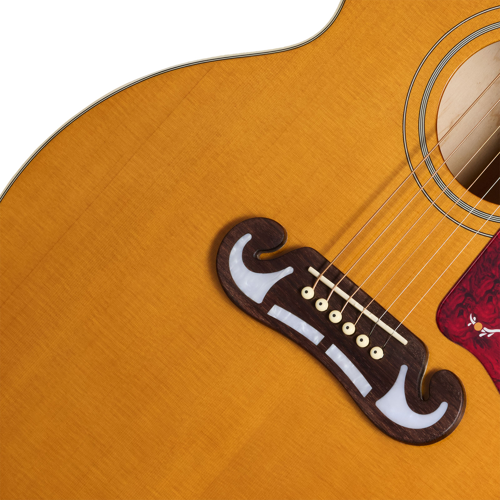 Epiphone J200 Studio Ec Ibg Jumbo Cw Epicea Acajou Rw - Natural - Folk guitar - Variation 3