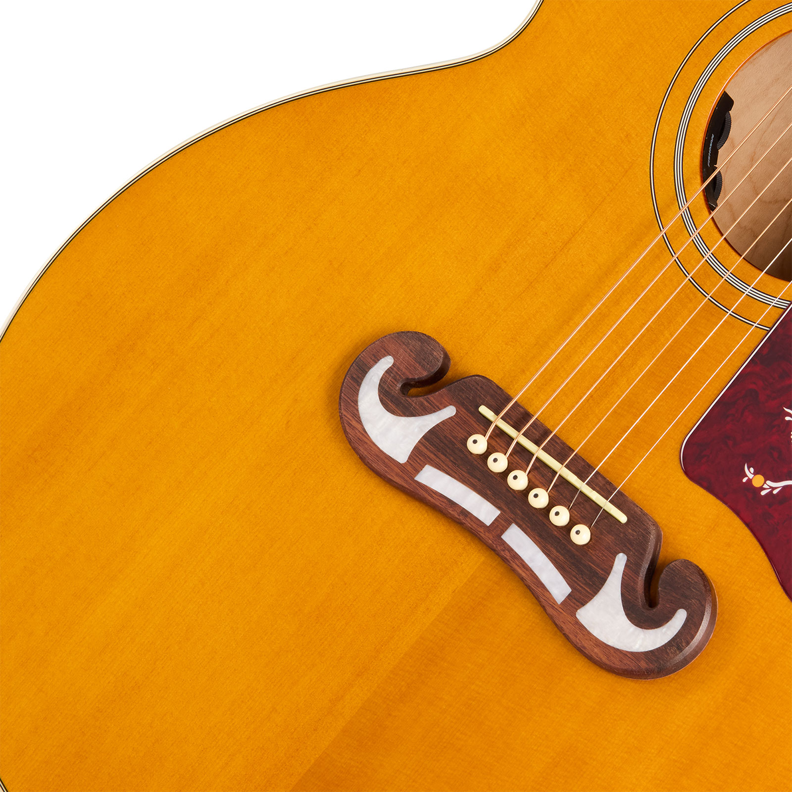 Epiphone J200 Studio Ibg Jumbo Epicea Acajou Rw - Natural - Folk guitar - Variation 3