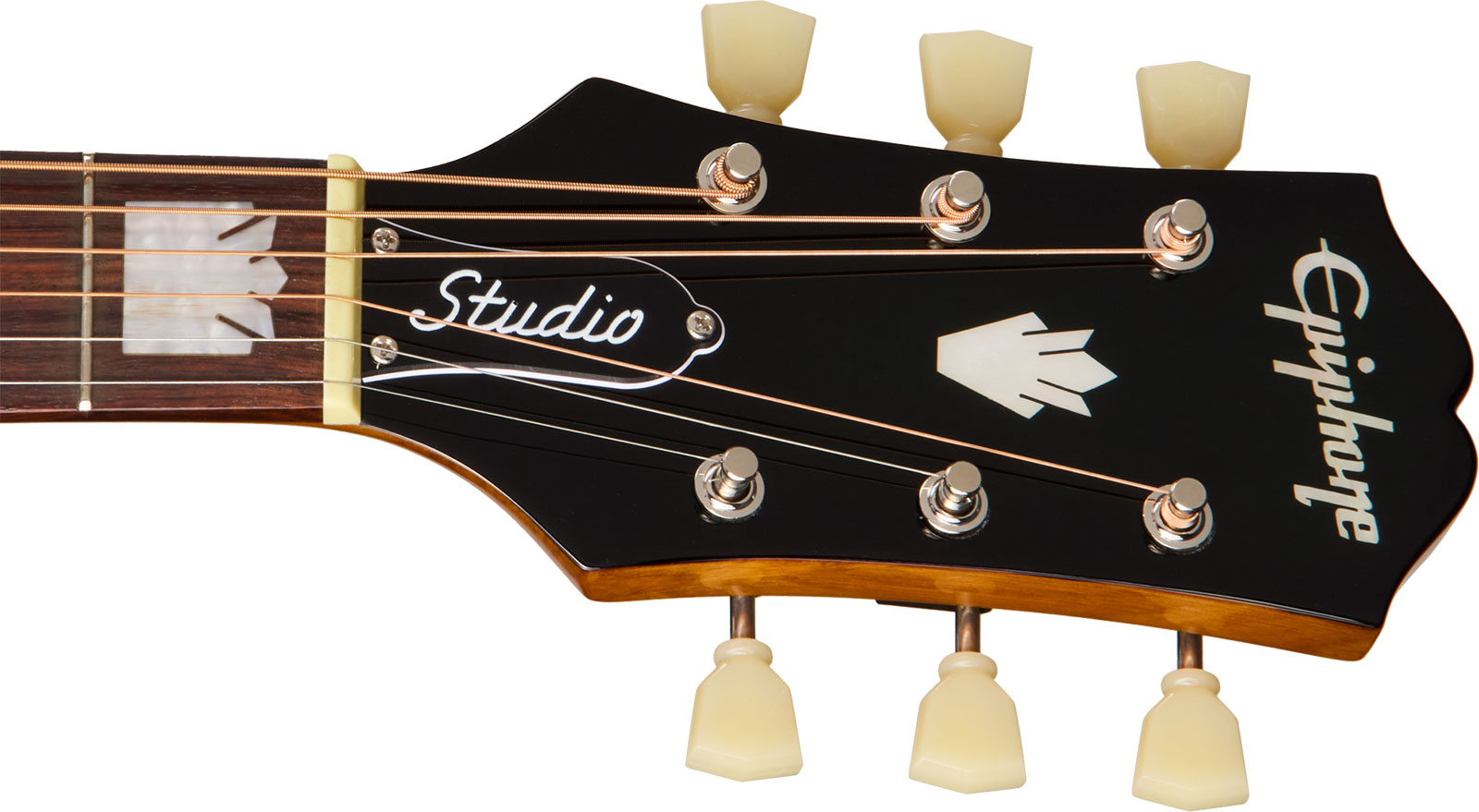 Epiphone J200 Studio Ibg Jumbo Epicea Acajou Rw - Natural - Folk guitar - Variation 4