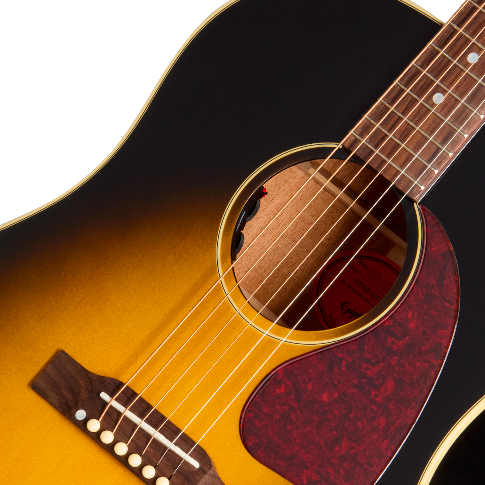 Epiphone J45 Standard Ibg Dreadnought Epicea Acajou Rw - Vintage Sunburst - Folk guitar - Variation 2