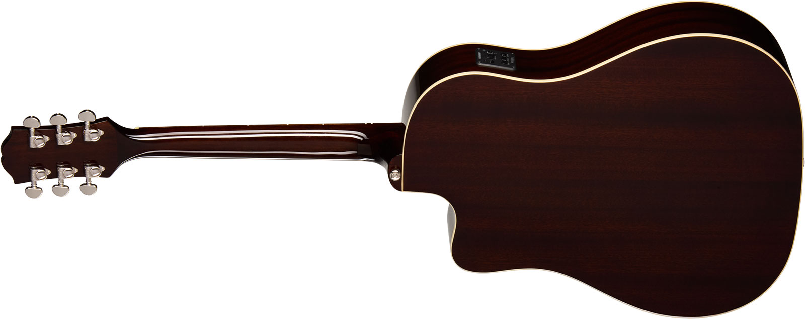 Epiphone J45 Studio Ec Lh Gaucher Ibg Dreadnought Cw Epicea Acajou Rw - Vintage Sunburst - Folk guitar - Variation 1