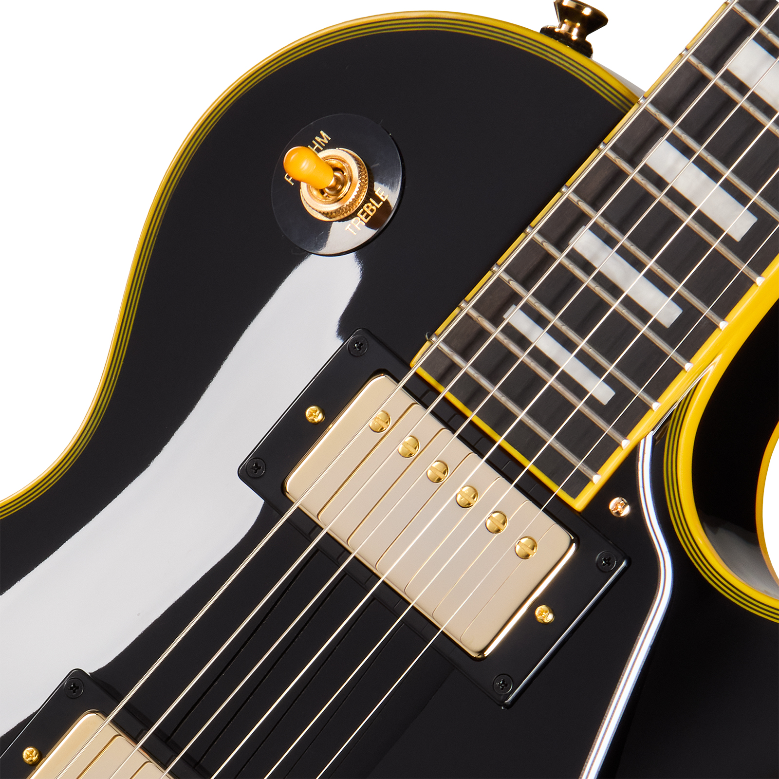 Epiphone Joe Bonamassa Les Paul Custom 1959 Bigsby Ltd Signature 2h Trem Ebo - Antique Ebony - Single cut electric guitar - Variation 2