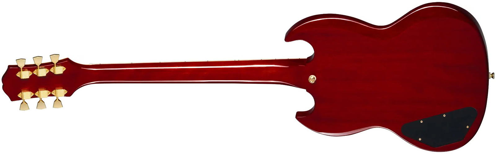Epiphone Joe Bonamassa Sg Custom 1963 Signature 3h Trem Eb - Dark Wine Red - Signature electric guitar - Variation 1