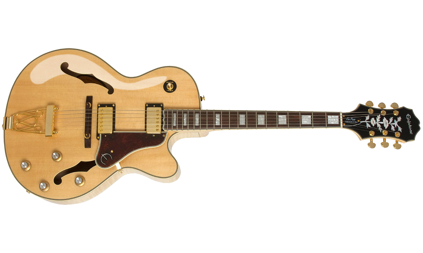 Epiphone Joe Pass Emperor Ii Pro Hh Ht Rw - Natural - Hollow-body electric guitar - Variation 1