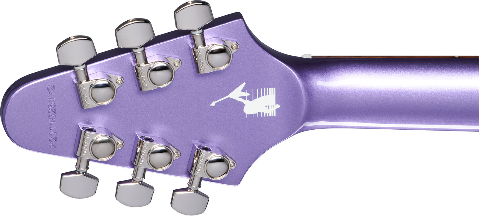 Epiphone Kirk Hammett Flying V 1979 Signature 2h Gibson  Ht Rw - Purple Metallic - Signature electric guitar - Variation 4