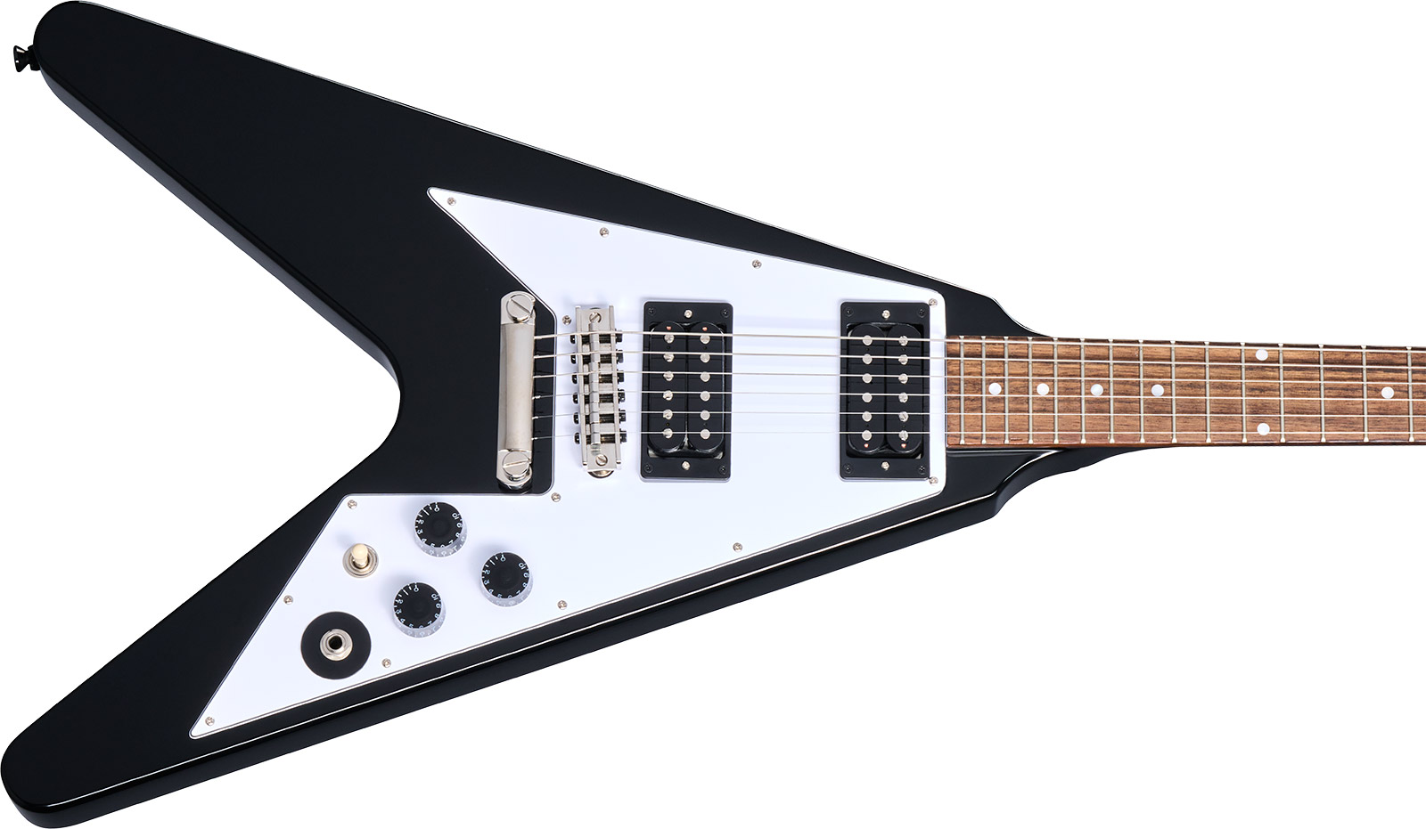 Epiphone Kirk Hammett Flying V 1979 Signature 2h Gibson  Ht Rw - Ebony - Signature electric guitar - Variation 3