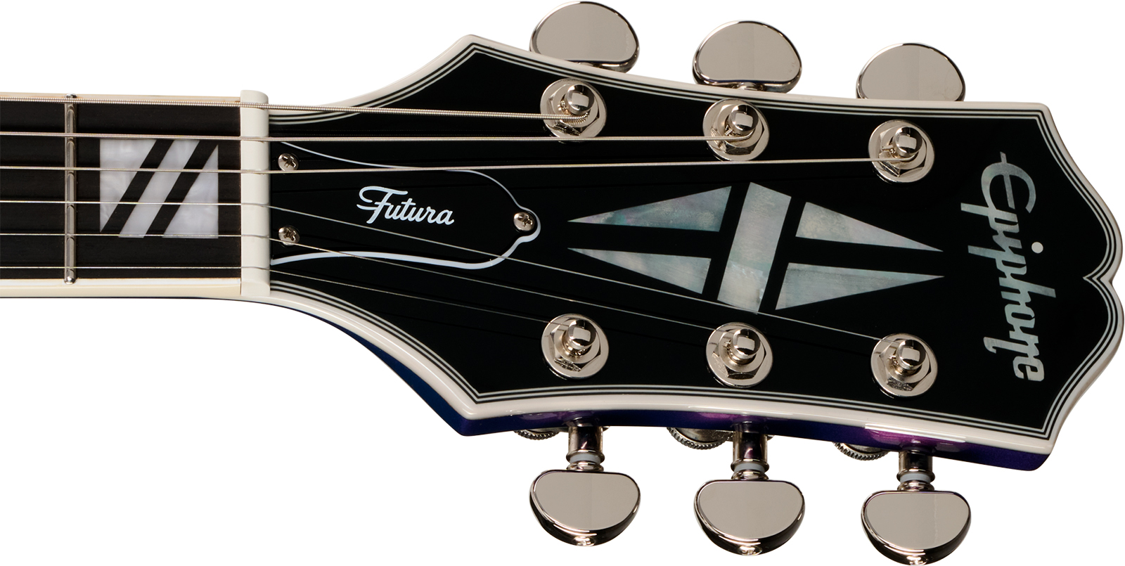 Epiphone Les Paul Custom Futura Ibg 2h Ht Eb - Twilight Shift - Single cut electric guitar - Variation 5