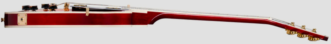 Epiphone Les Paul Custom Ibg Ltd 2h Ht Eb - Heritage Cherry Sunburst - Single cut electric guitar - Variation 2