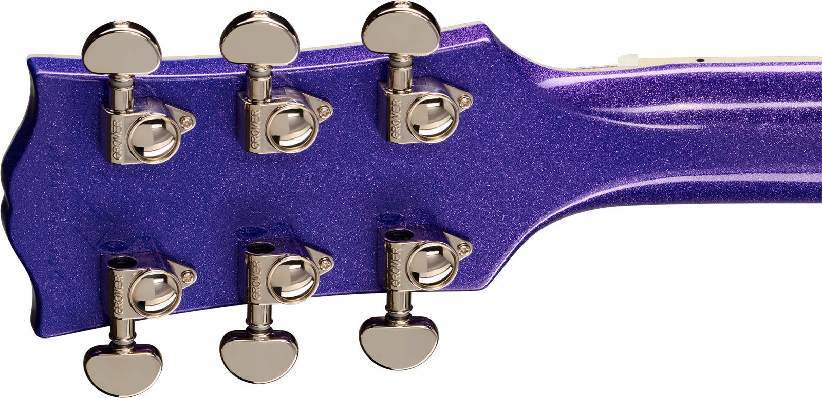 Epiphone Les Paul Custom Igc 2h Gibson Ht Eb - Amethyst Sparkle - Single cut electric guitar - Variation 5
