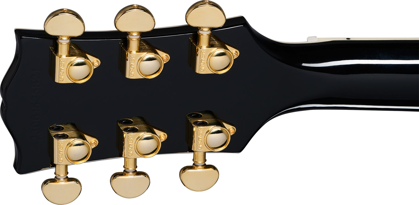 Epiphone Les Paul Custom Inspired By 2h Ht Eb - Ebony - Single cut electric guitar - Variation 4