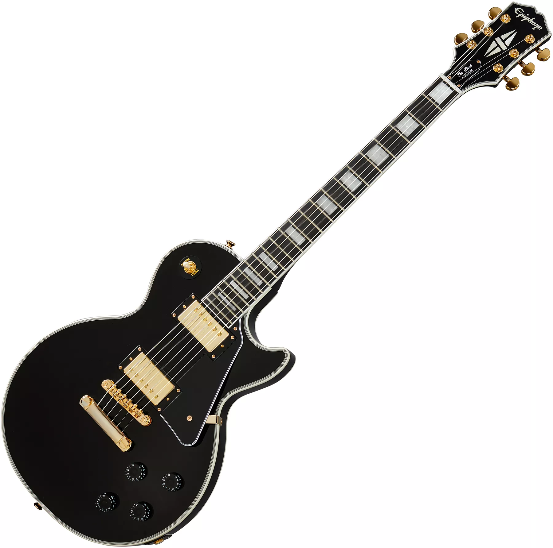 Epiphone Les Paul Custom - ebony Single cut electric guitar black