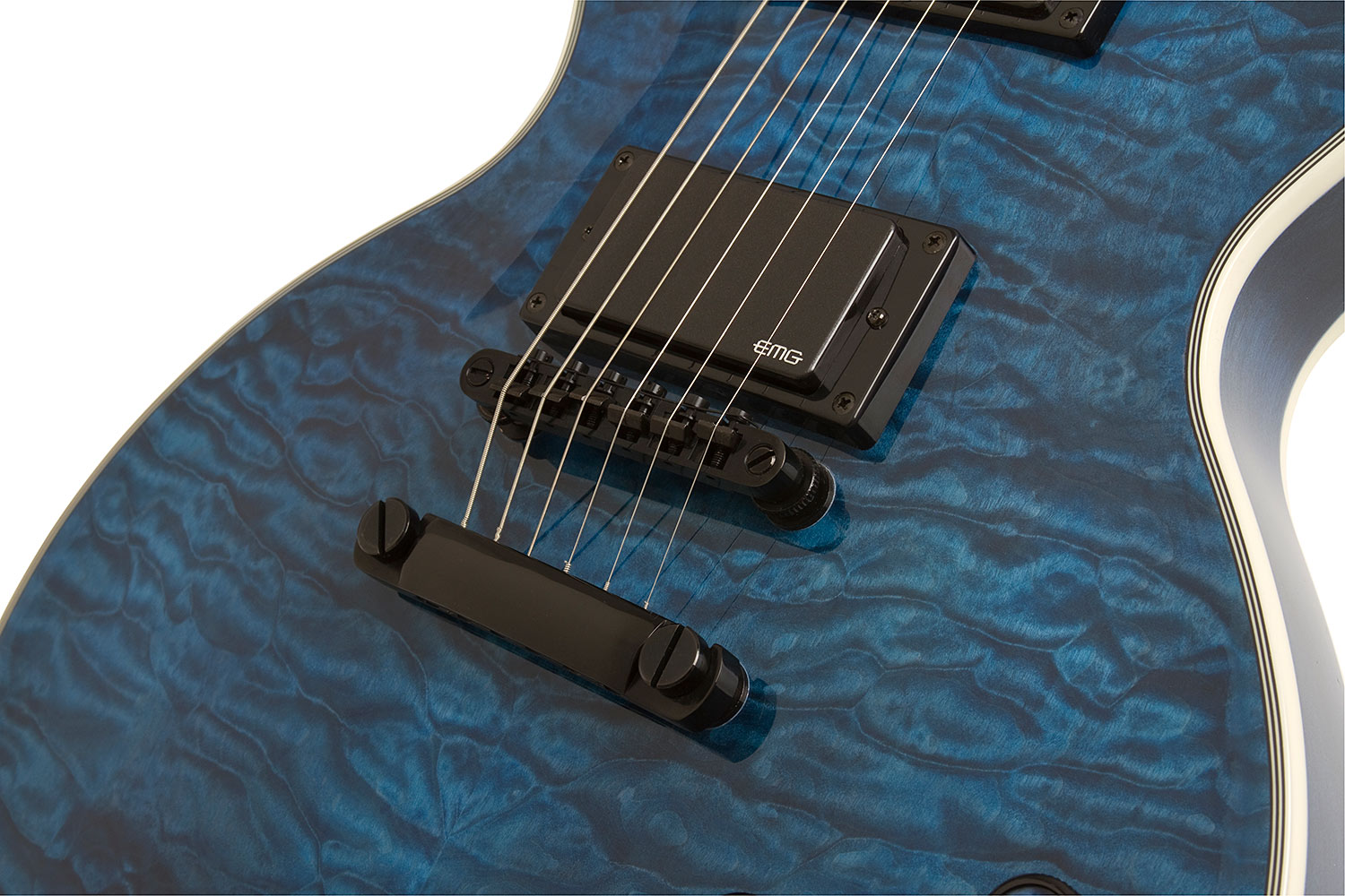 Epiphone Les Paul Prophecy Custom Plus Ex Bh - Midnight Sapphire - Single cut electric guitar - Variation 3