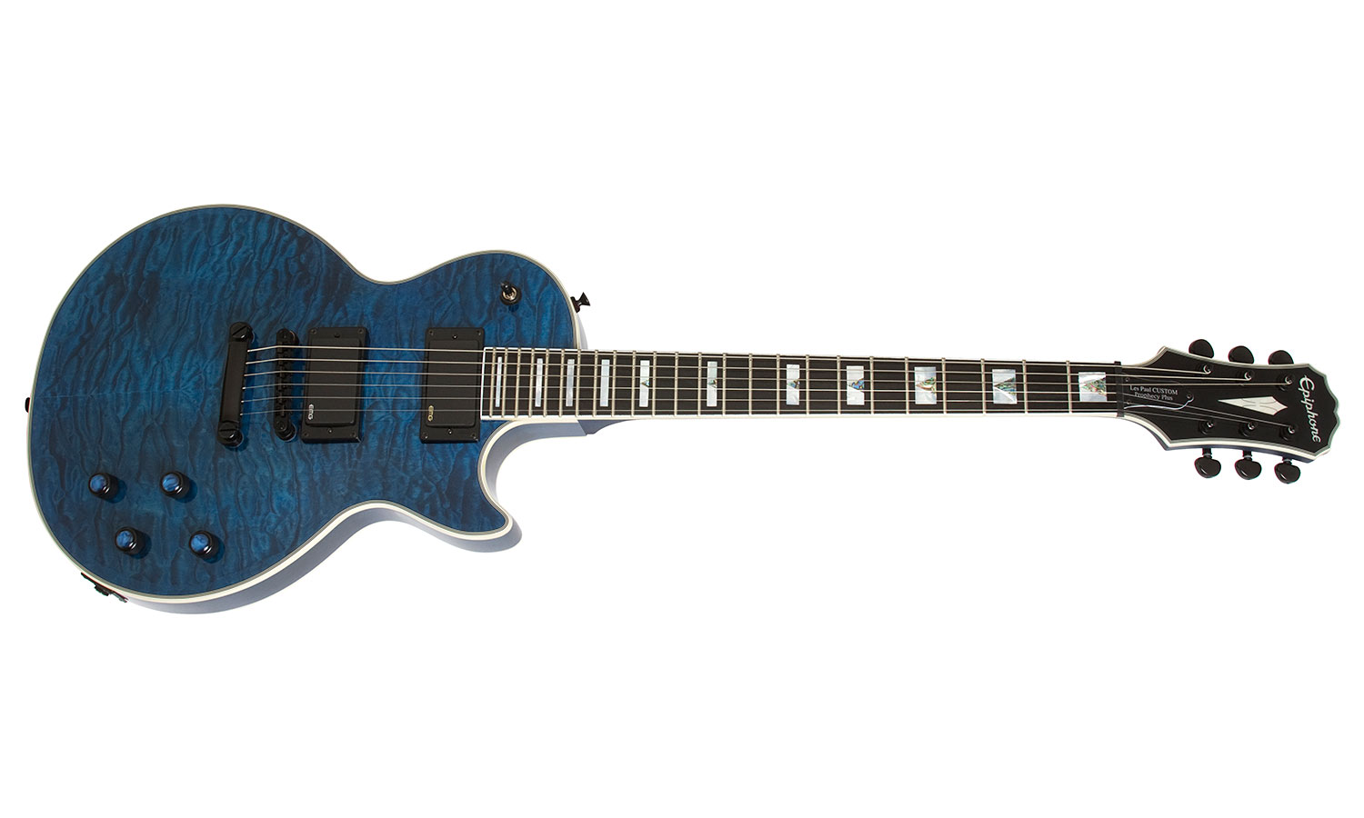 Epiphone Les Paul Prophecy Custom Plus Ex Bh - Midnight Sapphire - Single cut electric guitar - Variation 1