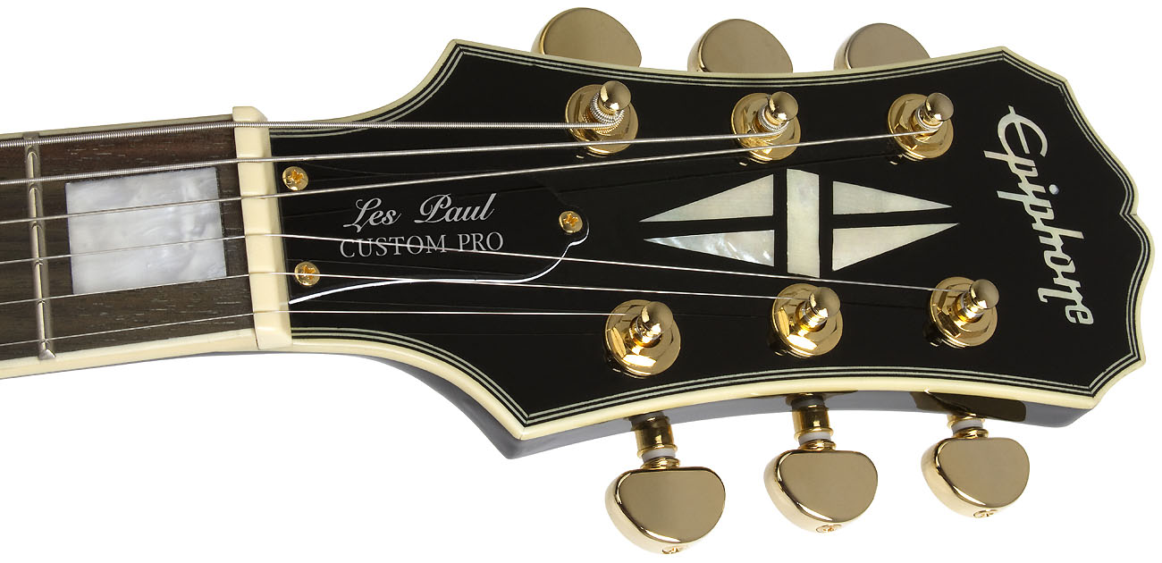 Epiphone Les Paul Custom Pro Gh - Alpine White - Single cut electric guitar - Variation 3