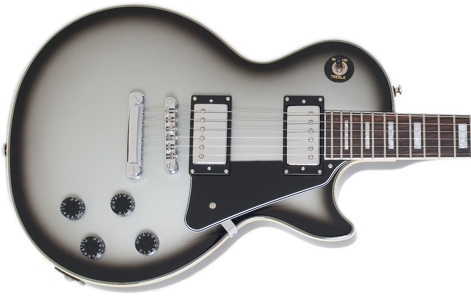Epiphone Les Paul Custom Pro Ltd 2012 Ch Silverburst - Single cut electric guitar - Variation 2