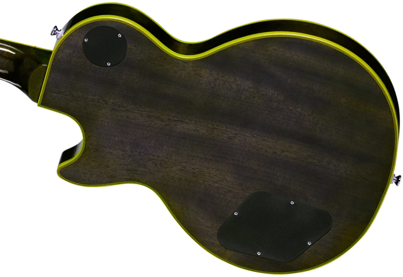 Epiphone Les Paul Custom Widow Ibg 2h Ht Eb - Yellow Burst - Single cut electric guitar - Variation 1