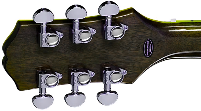 Epiphone Les Paul Custom Widow Ibg 2h Ht Eb - Yellow Burst - Single cut electric guitar - Variation 2