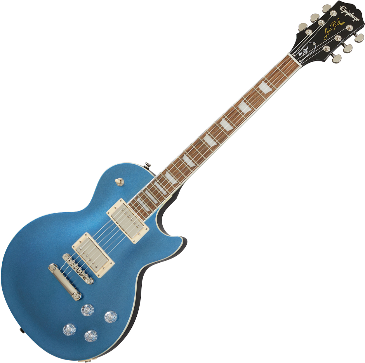 Epiphone Les Paul Muse Modern - radio blue metallic Solid body electric  guitar blue