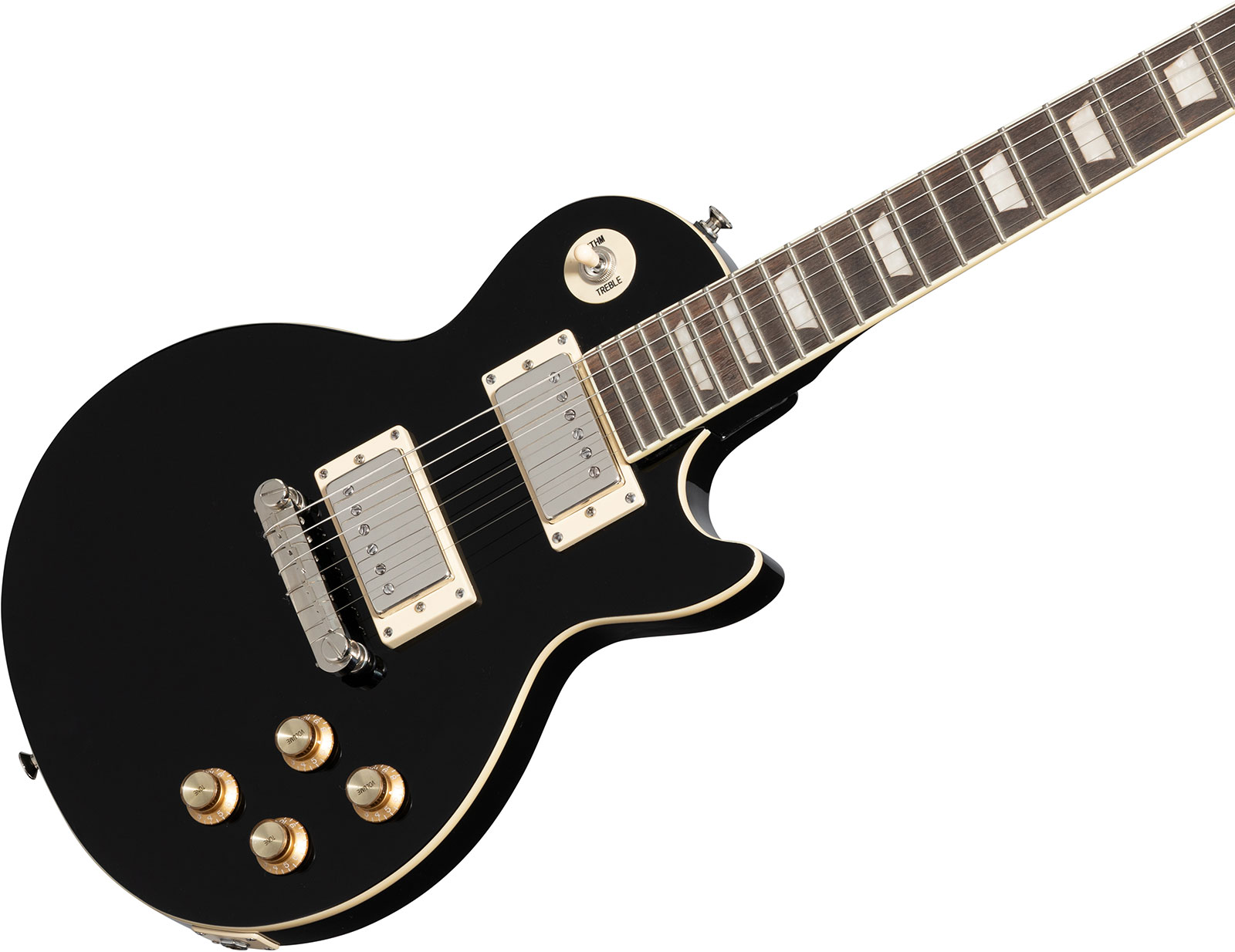 Epiphone Les Paul Power Players 2h Ht Lau - Dark Matter Ebony - Single cut electric guitar - Variation 3