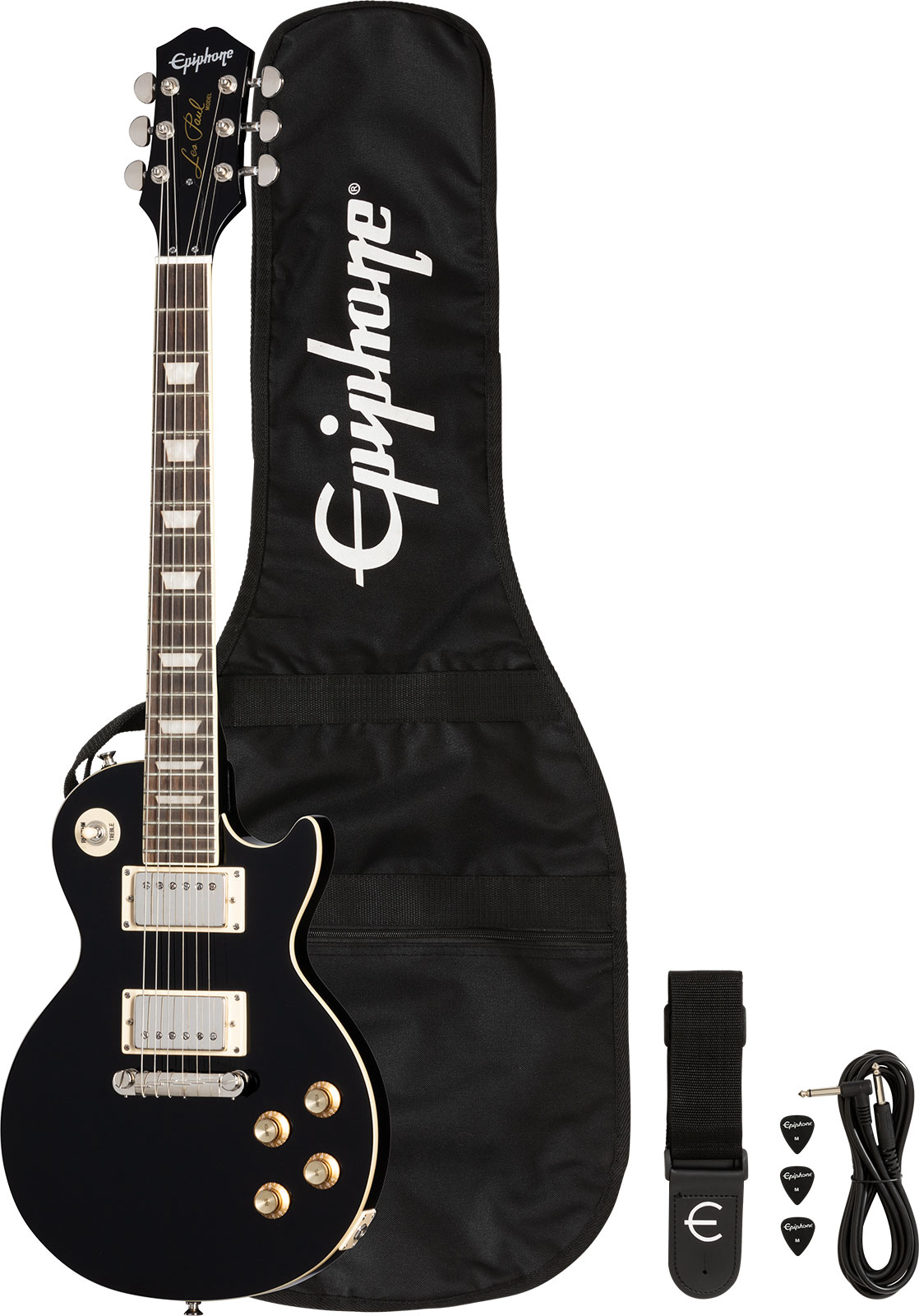 Epiphone Les Paul Power Players 2h Ht Lau - Dark Matter Ebony - Single cut electric guitar - Variation 5