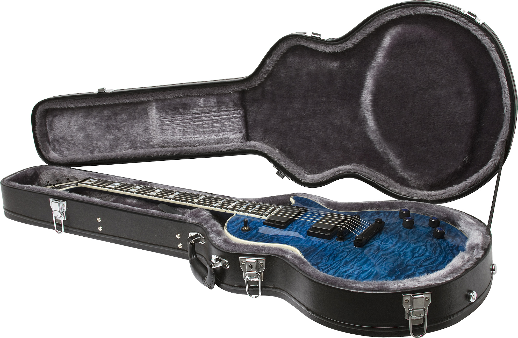 Epiphone Les Paul Prophecy Custom Plus Ex Bh - Midnight Sapphire - Single cut electric guitar - Variation 4