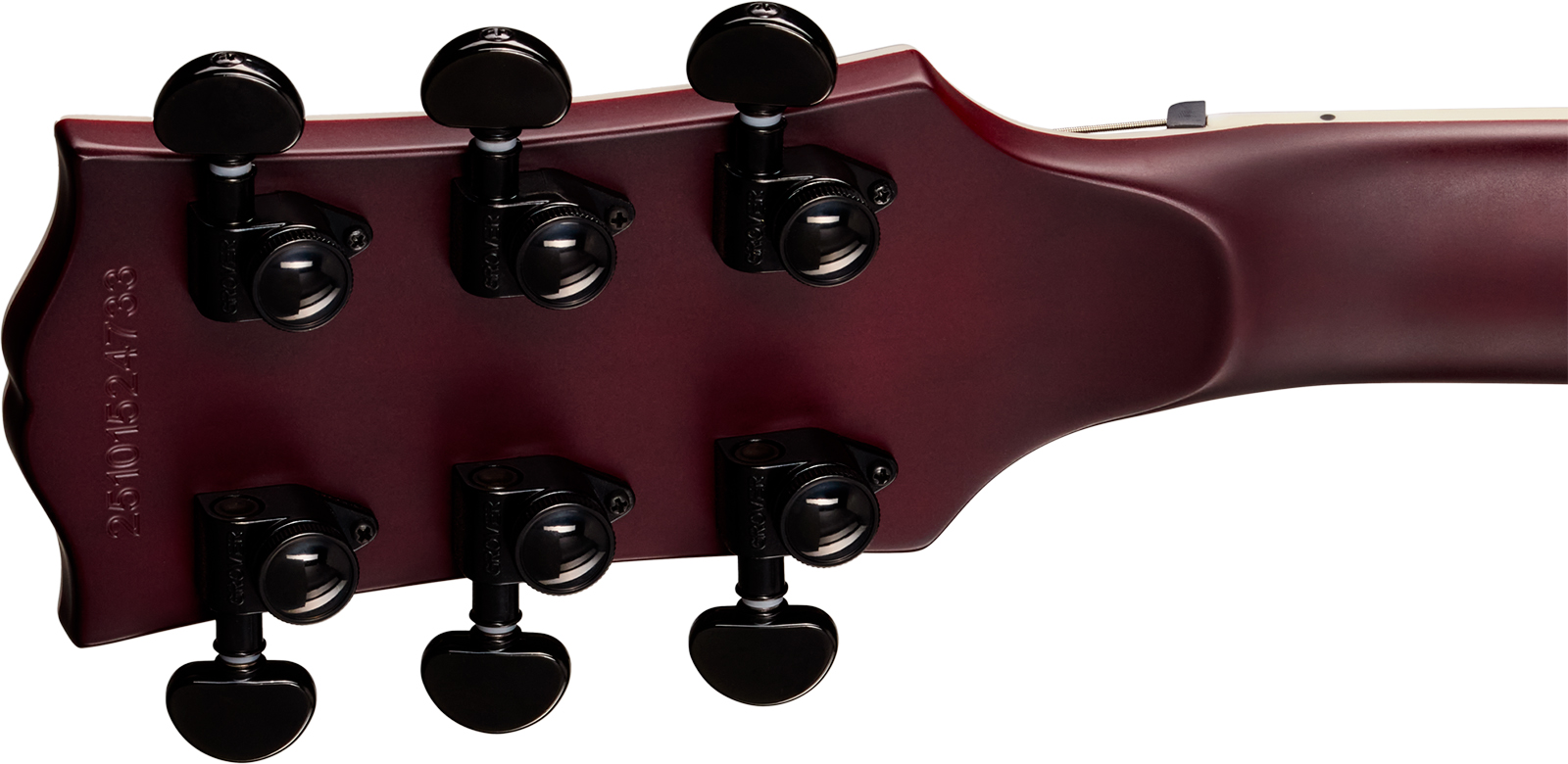 Epiphone Les Paul Prophecy Modern 2h Fishman Fluence Ht Eb - Crimson Fog Satin - Single cut electric guitar - Variation 6