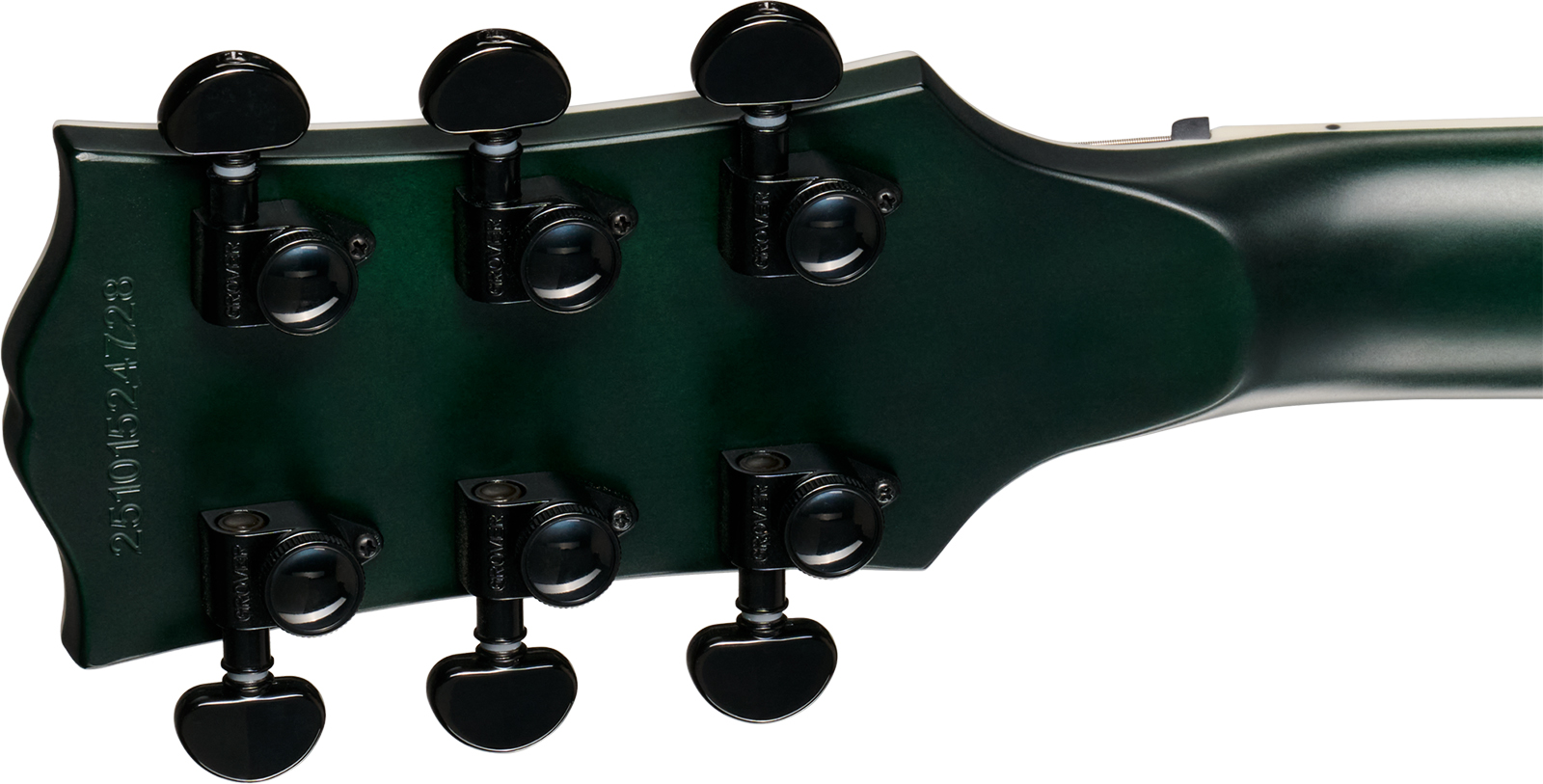 Epiphone Les Paul Prophecy Modern 2h Fishman Fluence Ht Eb - Forest Phantom Satin - Single cut electric guitar - Variation 6