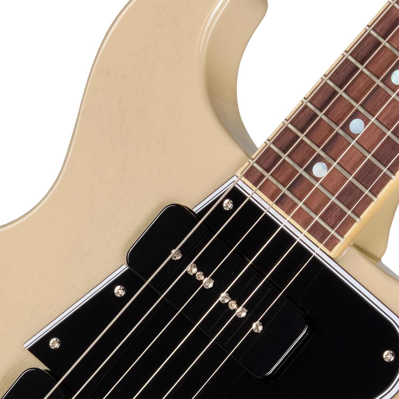 Epiphone Les Paul Special 1960 Dc Reissue Ibc 2s P90 Gibson Ht Rw - Tv White - Double cut electric guitar - Variation 2