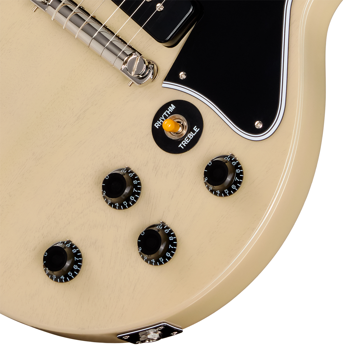 Epiphone Les Paul Special 1960 Dc Reissue Ibc 2s P90 Gibson Ht Rw - Tv White - Double cut electric guitar - Variation 3