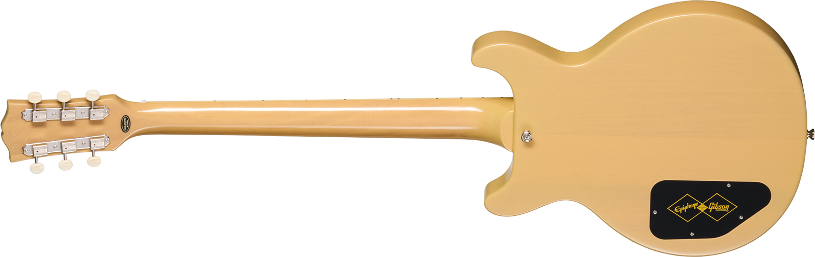 Epiphone Les Paul Special 1960 Dc Reissue Ins.by.g.c 2s P90 Gibson Ht Rw - Tv Yellow - Double cut electric guitar - Variation 1