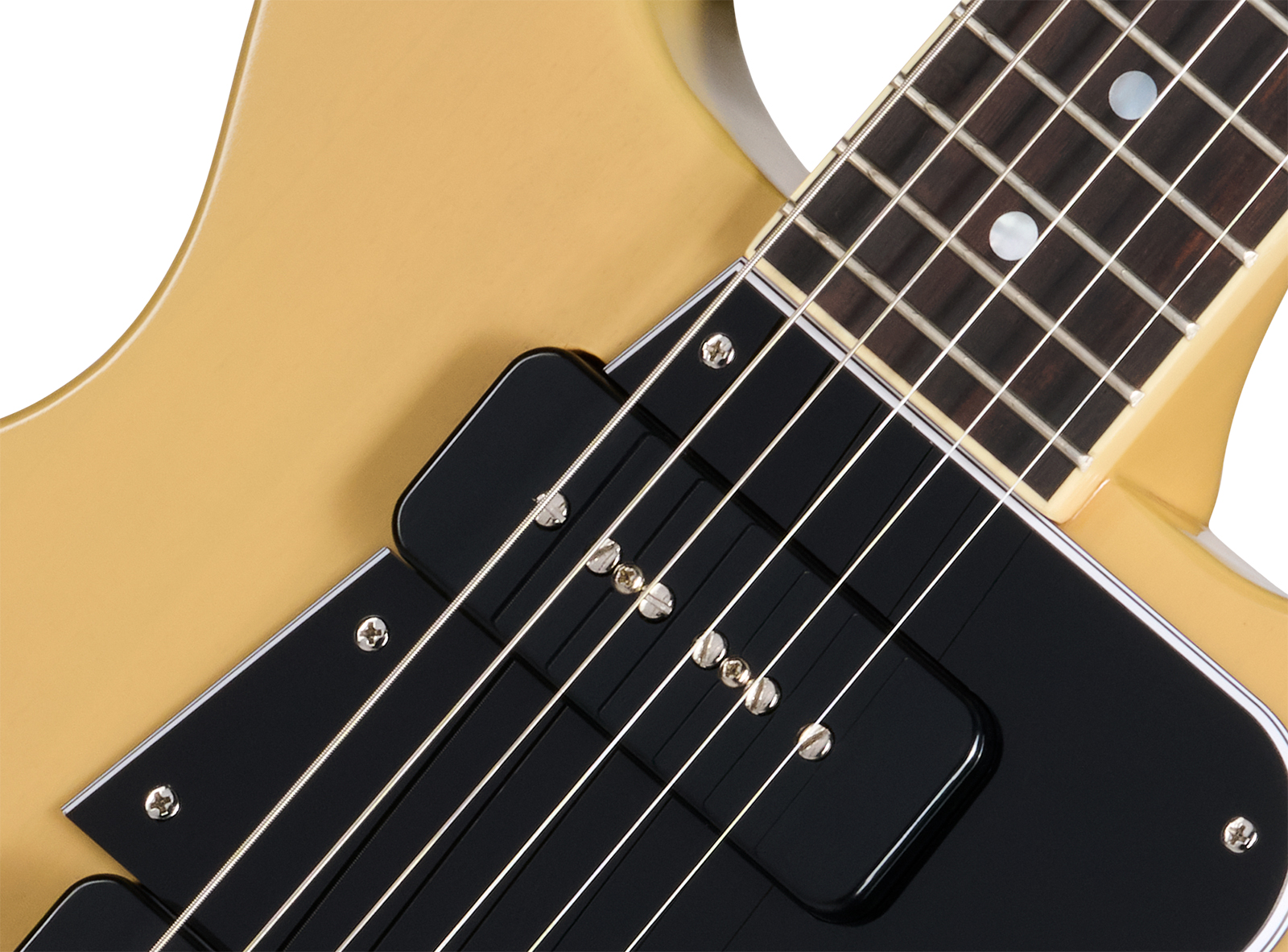 Epiphone Les Paul Special 1960 Dc Reissue Ins.by.g.c 2s P90 Gibson Ht Rw - Tv Yellow - Double cut electric guitar - Variation 3