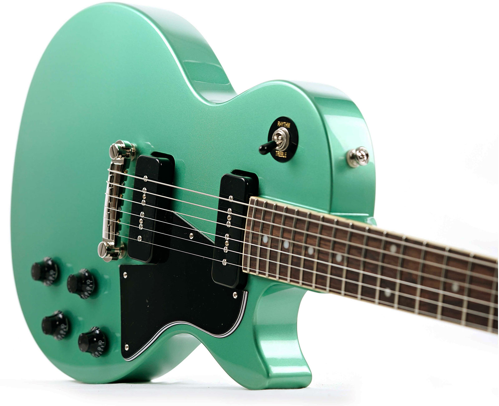 Epiphone Les Paul Special 2p90 Ht Lau - Inverness Green - Double cut electric guitar - Variation 2