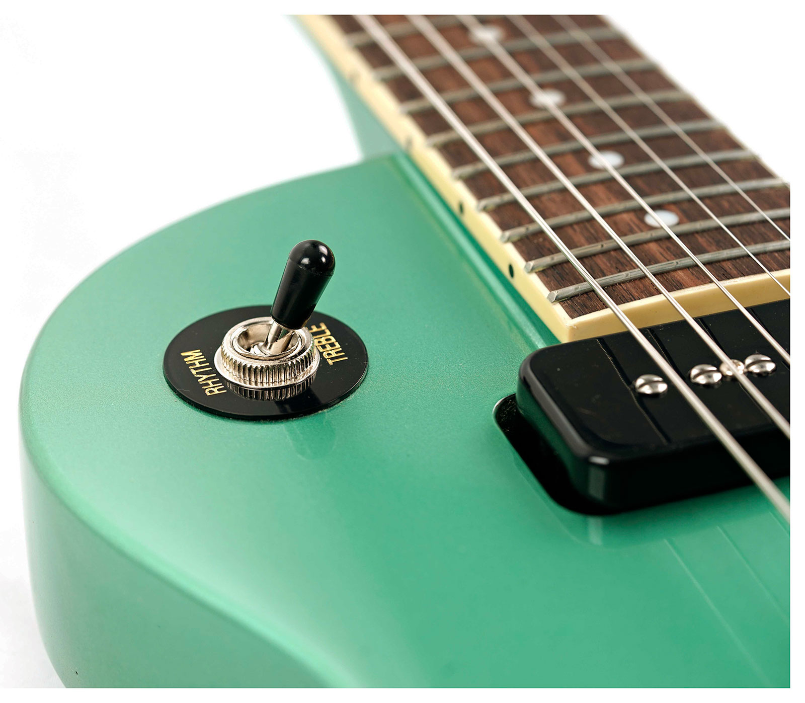 Epiphone Les Paul Special 2p90 Ht Lau - Inverness Green - Double cut electric guitar - Variation 3