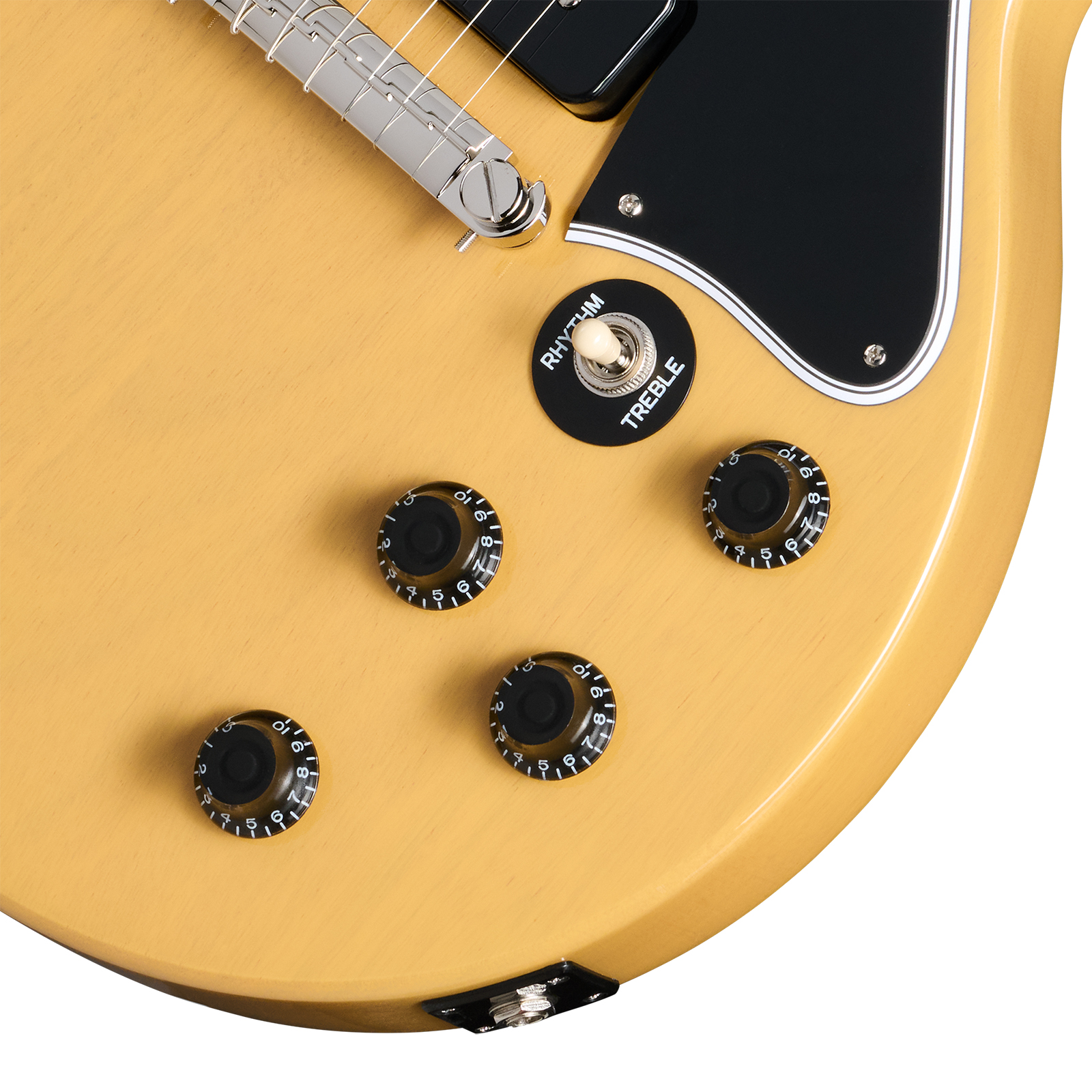 Epiphone Les Paul Special Double Cut Dc Ibg 2s P90 Ht Rw - Tv Yellow - Double cut electric guitar - Variation 3