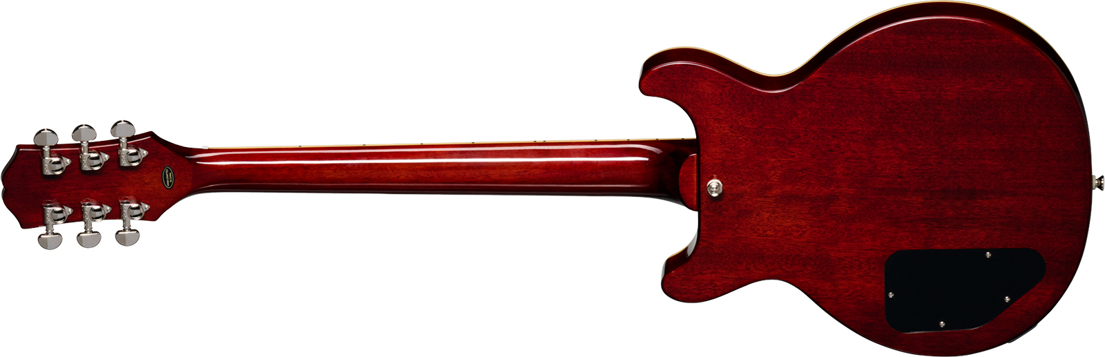 Epiphone Les Paul Special Double Cut Figured Ibg Dc 2s P90 Ht Rw - Bourbon Burst - Double cut electric guitar - Variation 1